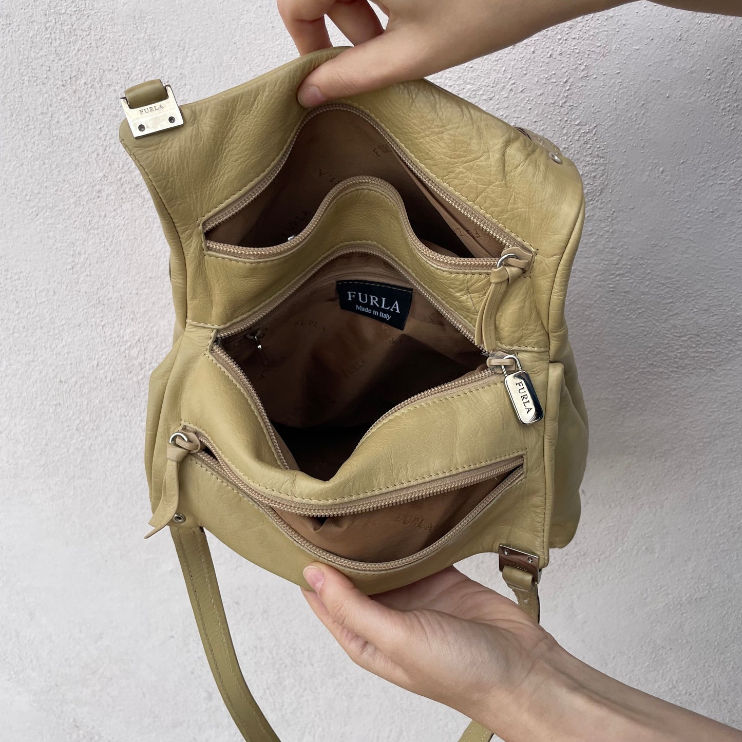 Borsa Furla beige