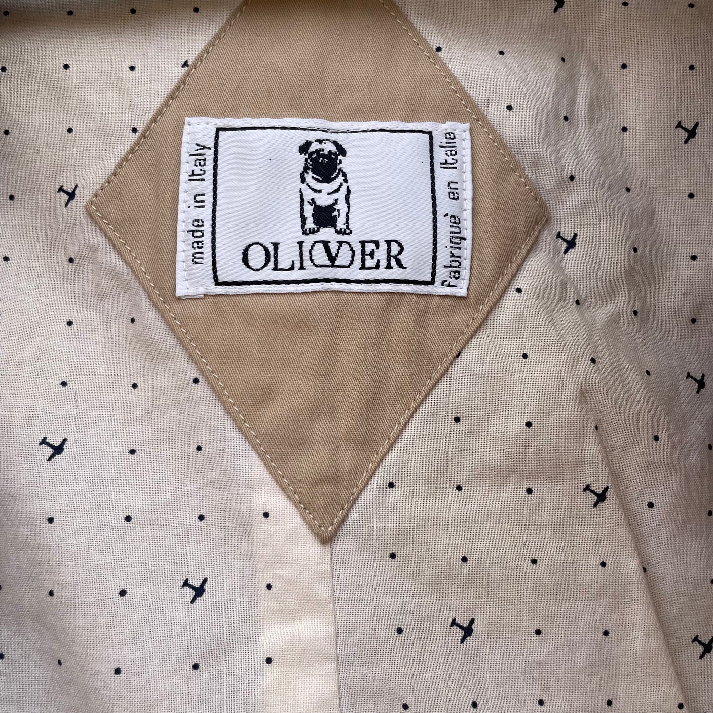 Giacca sabbia Oliver Valentino