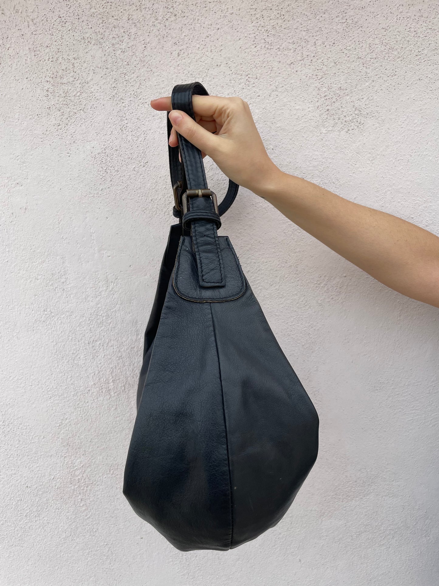 Moon bag pelle