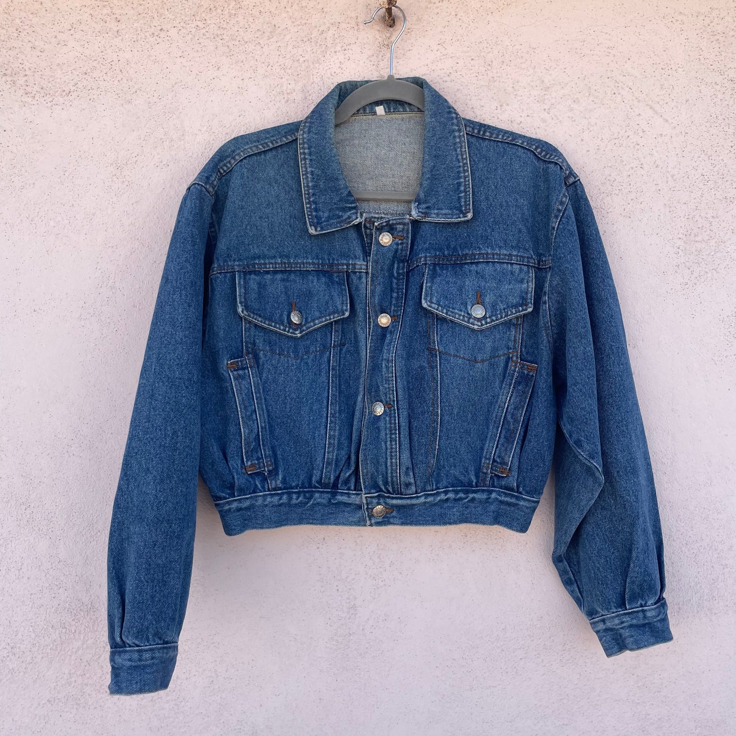 Giacca jeans cropped