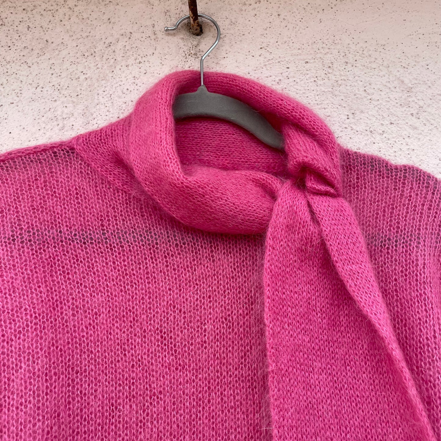 Golf super kid mohair rosa bubble