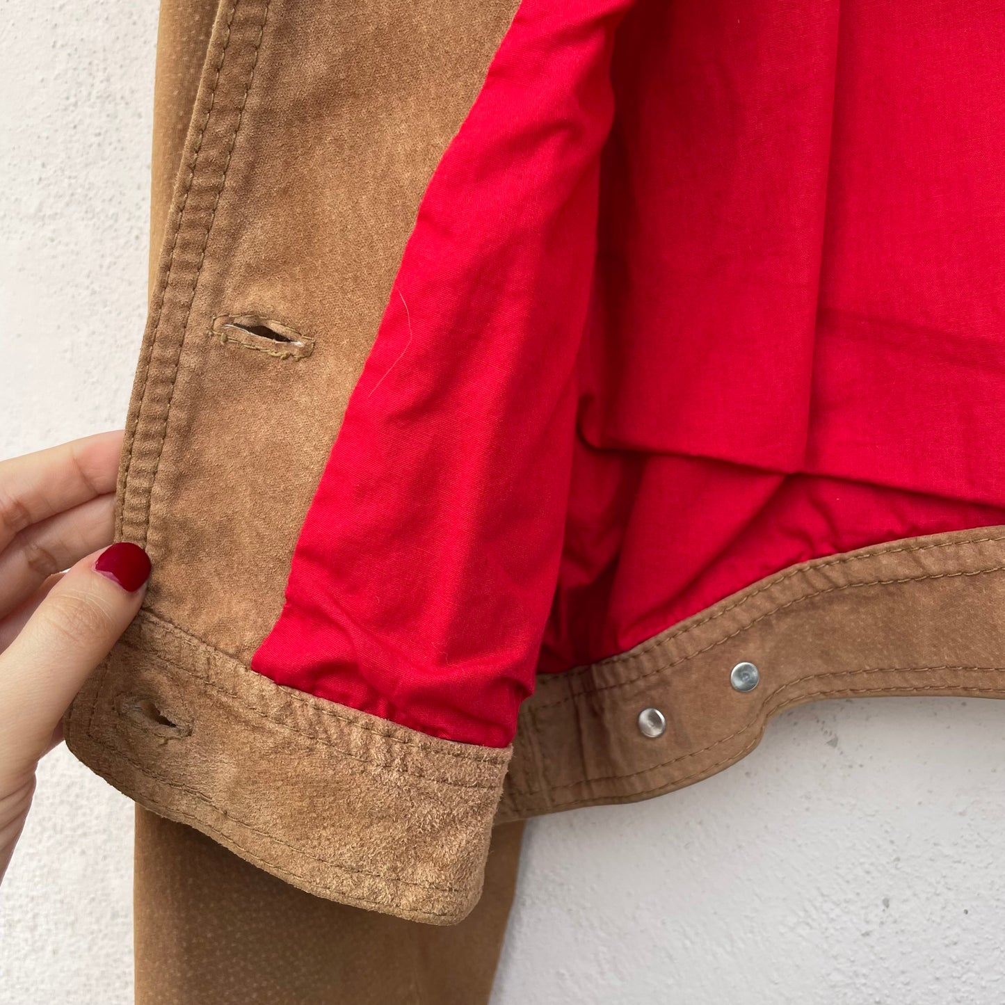 Giacca pelle cropped