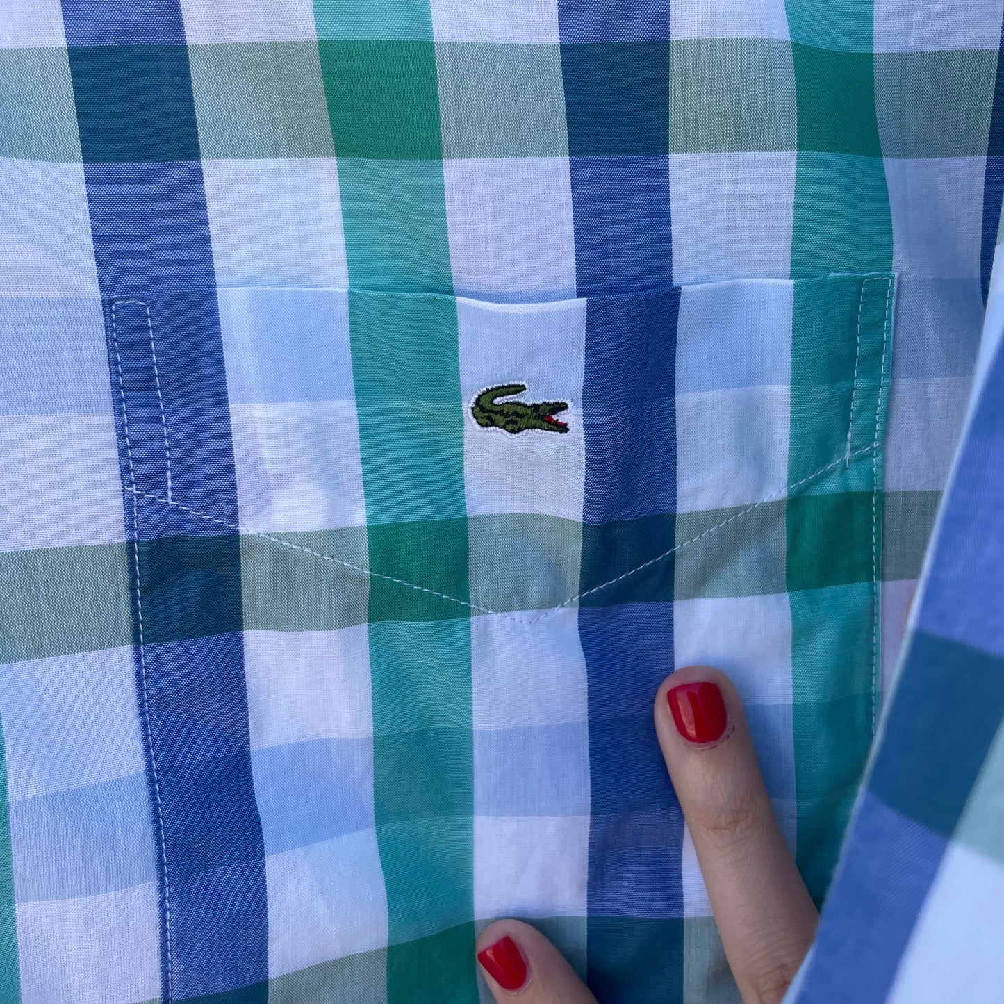 Cami check Lacoste