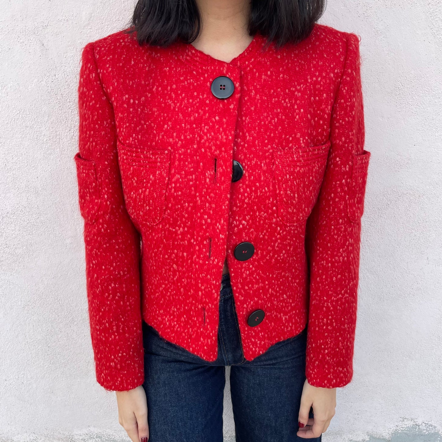 Blazer rosso C’est comme ça