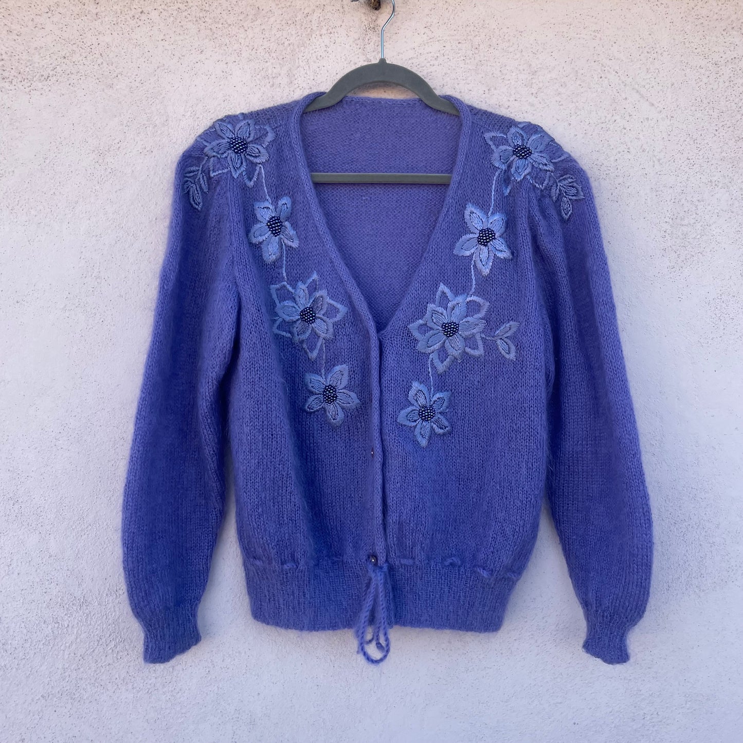 Cardigan glicine fiori