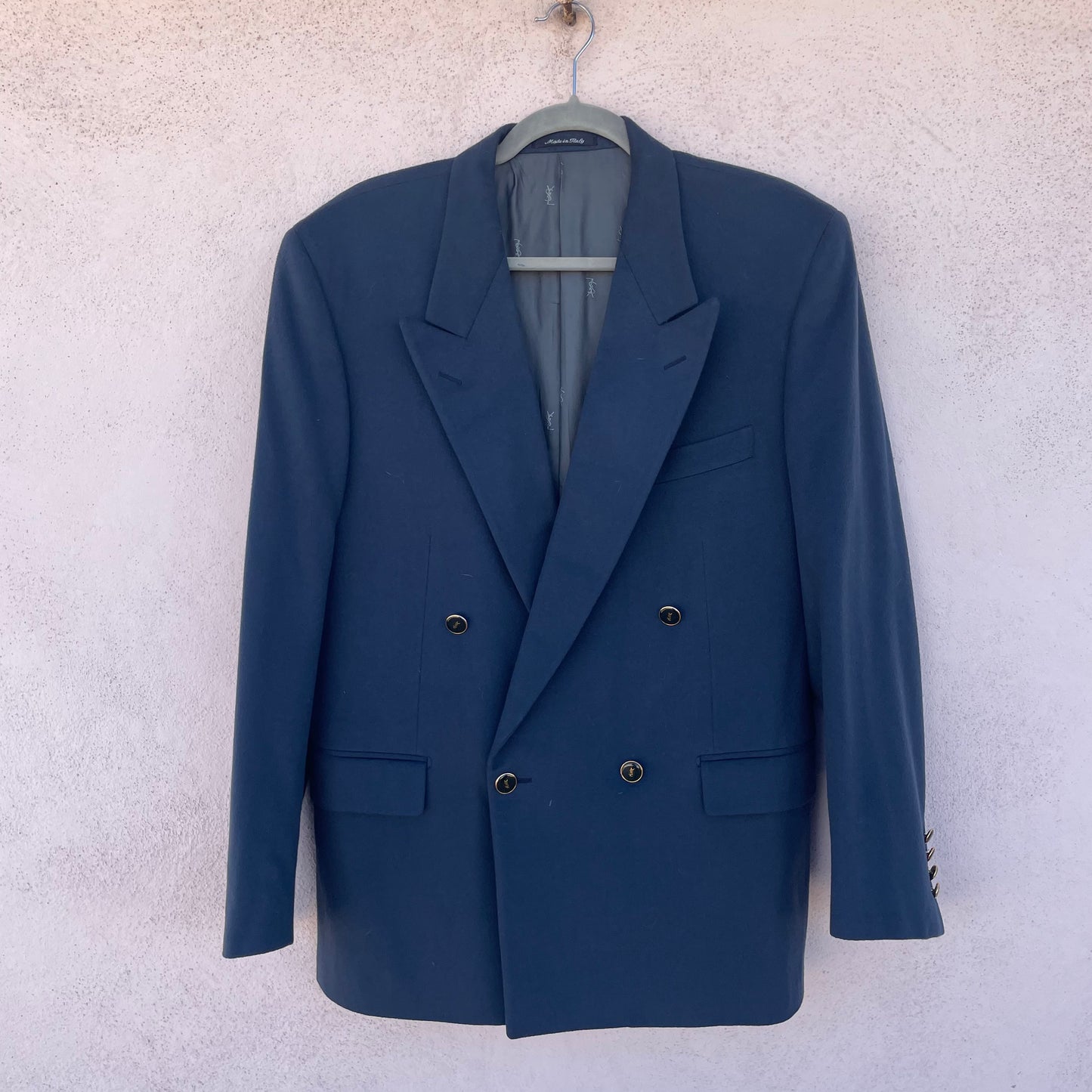 Blazer petrolio Yves Saint Laurent