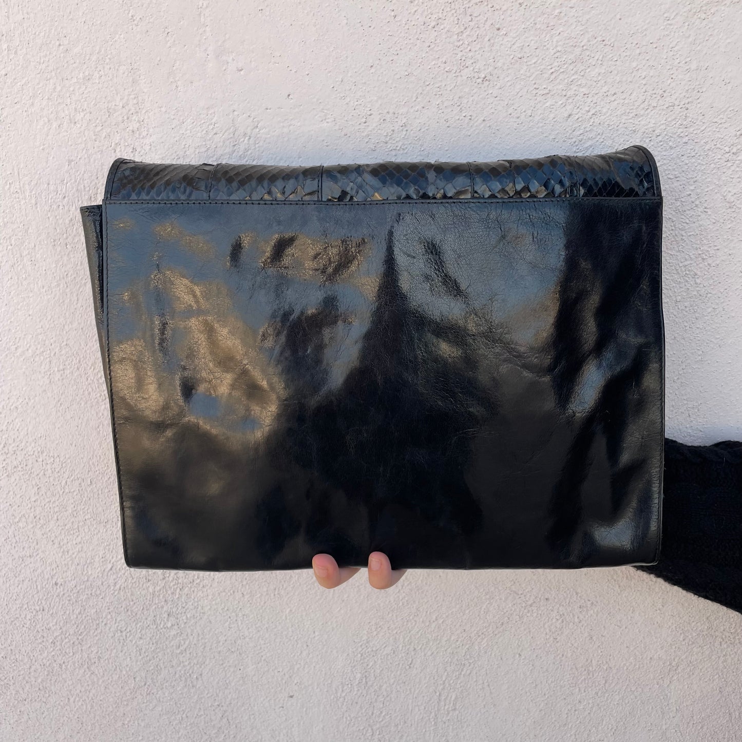 Borsa “busta da lettere” nera
