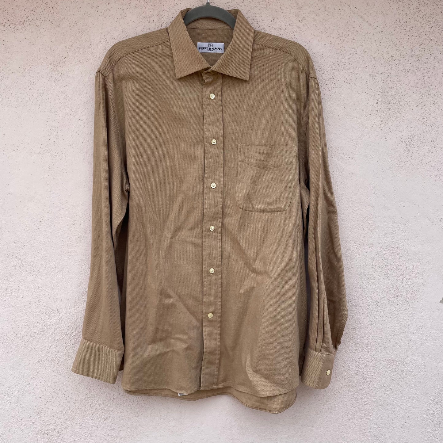 Camicia sabbia Balmain