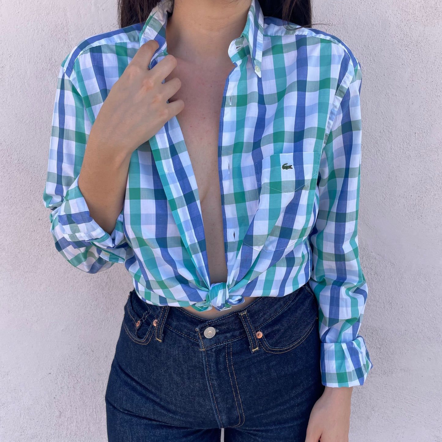 Cami check Lacoste