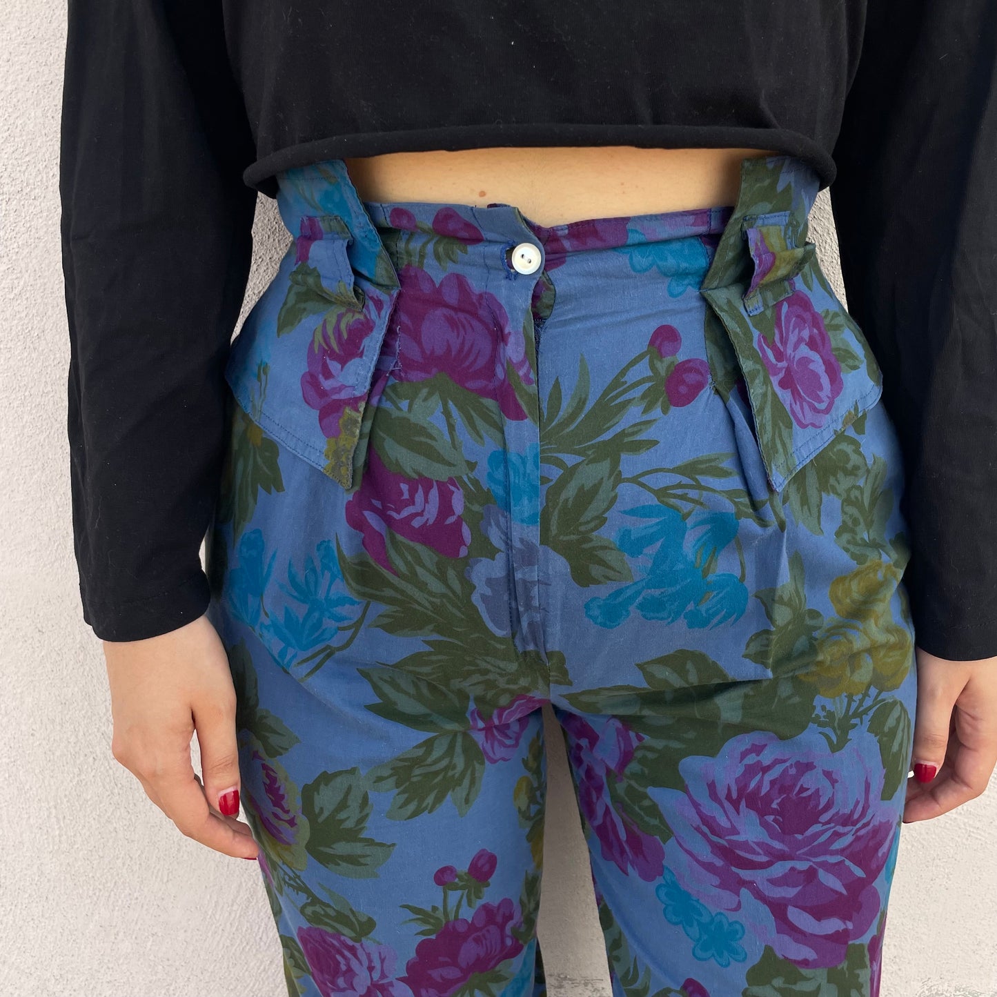 Panta Max Mara fiori