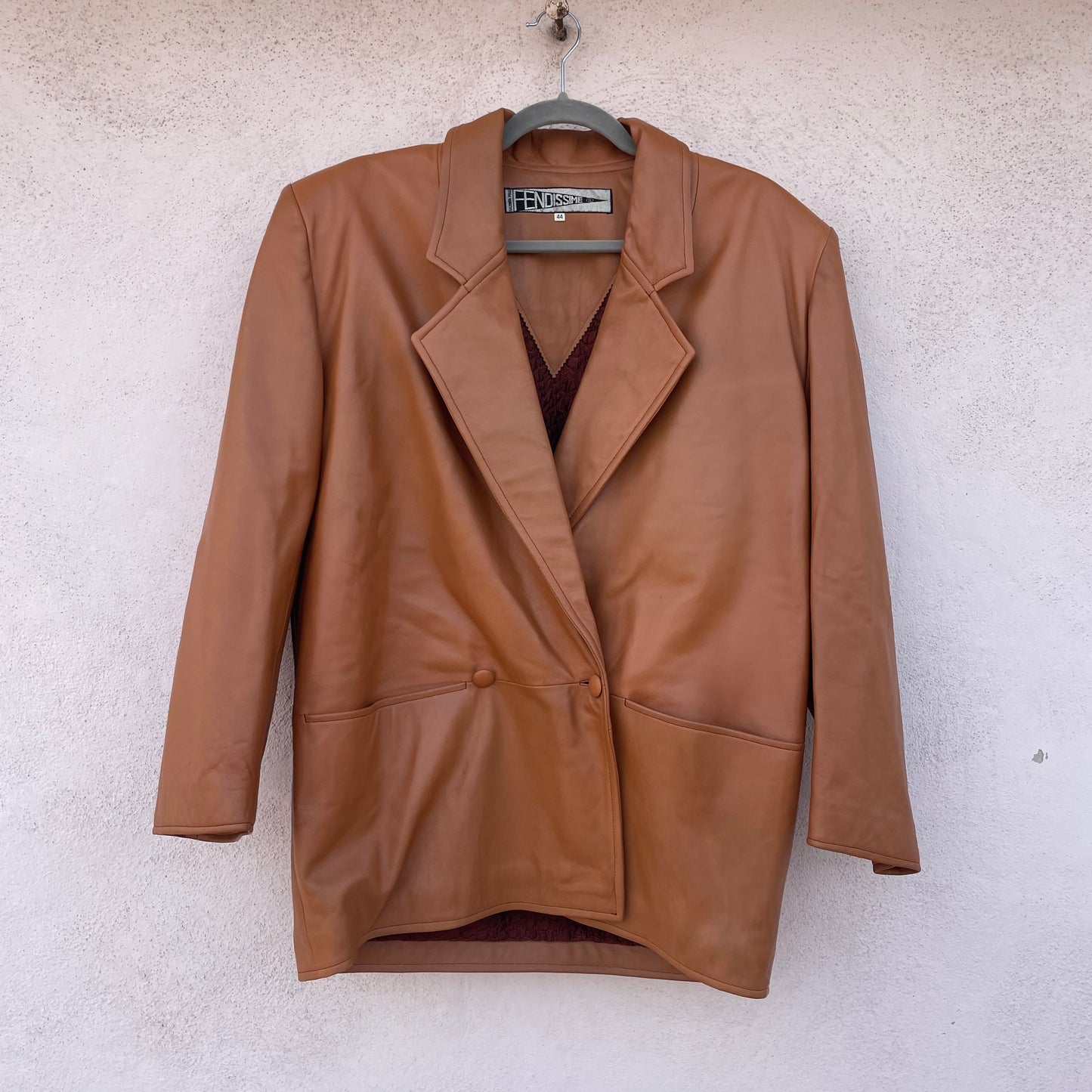 Blazer pelle Fendissime
