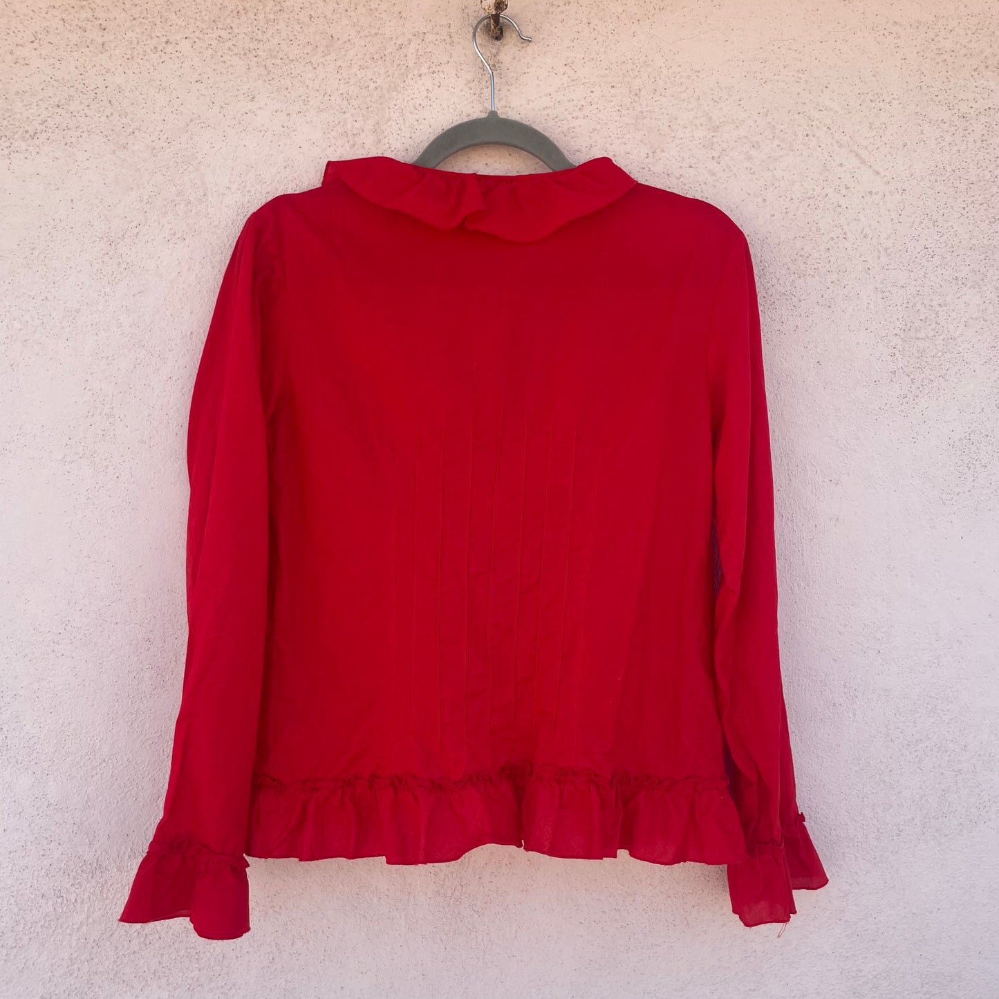 Camicia rossa laccetti
