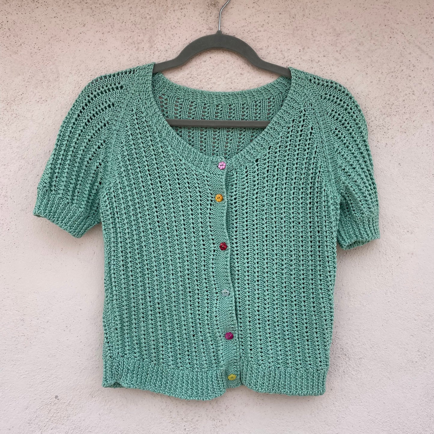 Cardi cotone fiorellini