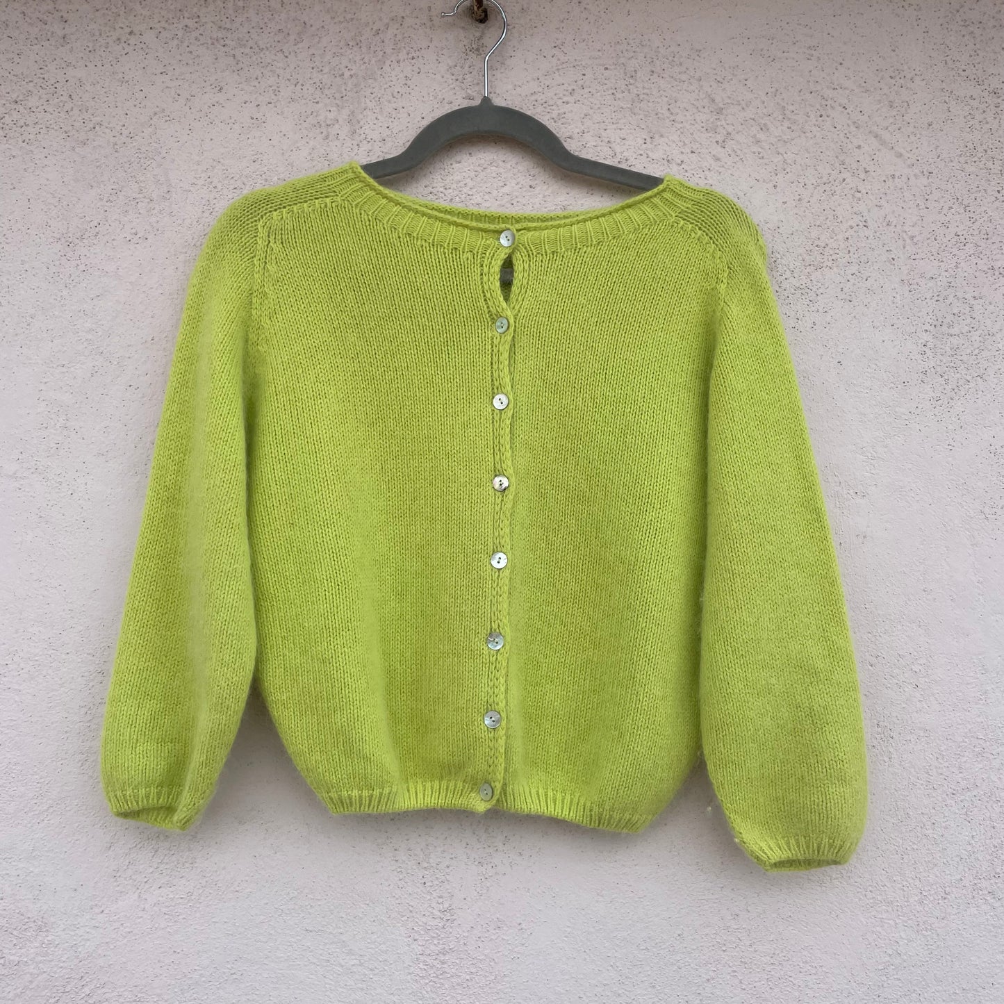 Cardi angora lime