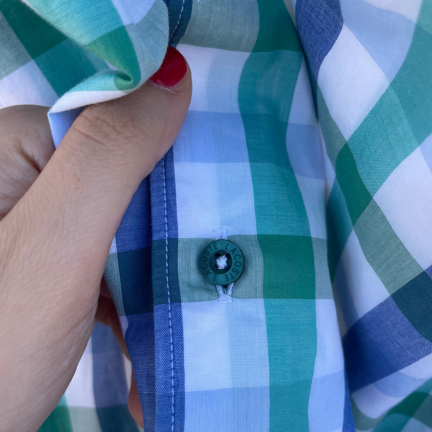 Cami check Lacoste