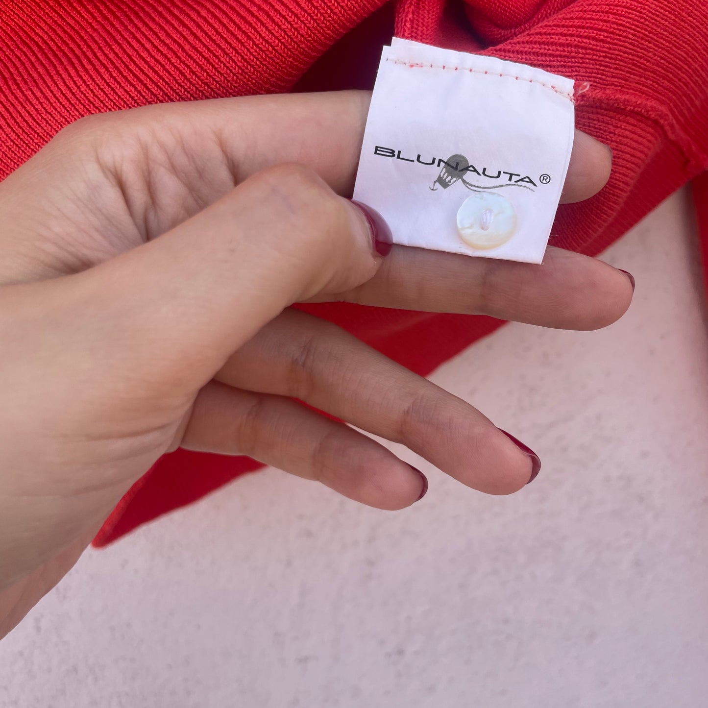 Cardi seta rosso