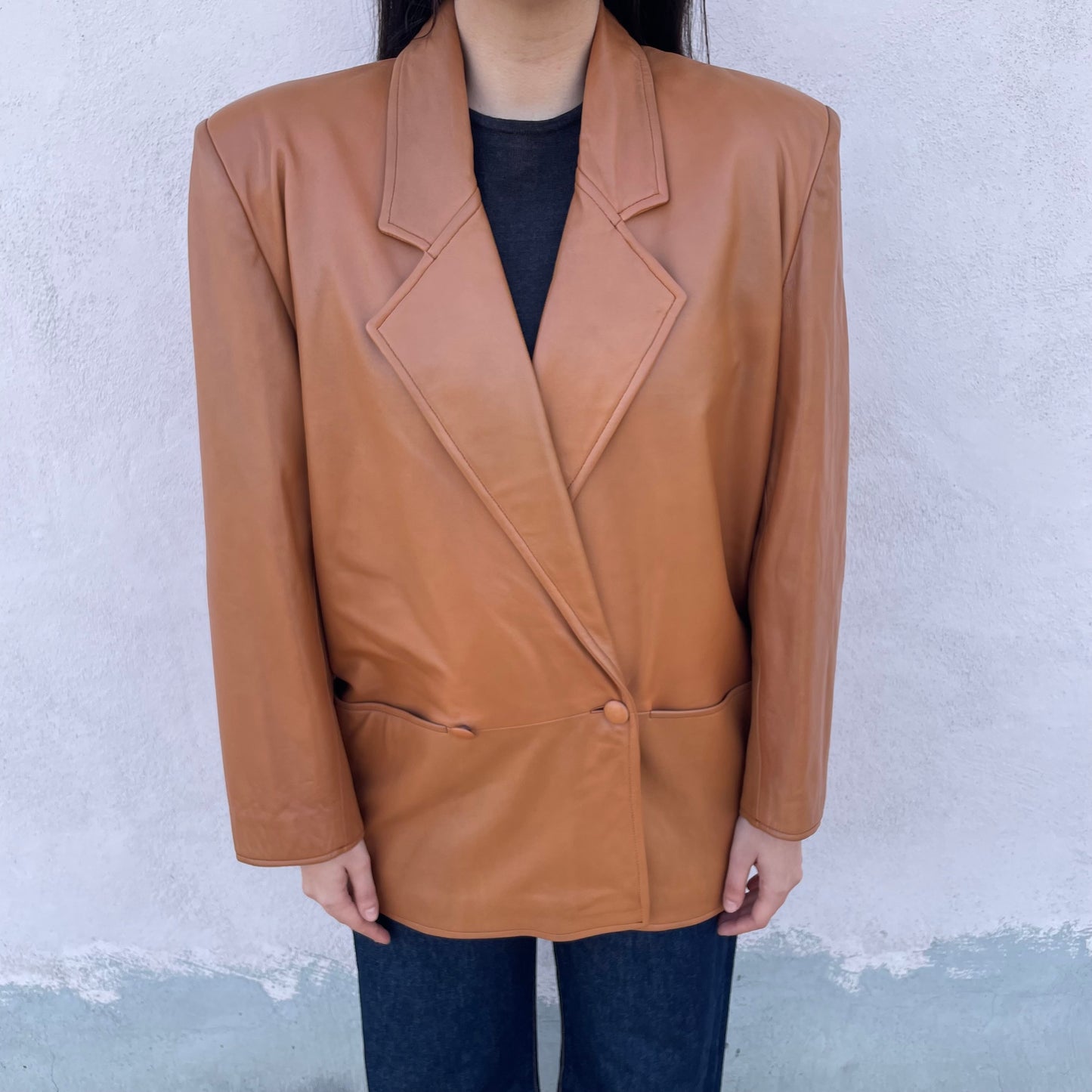 Blazer pelle Fendissime
