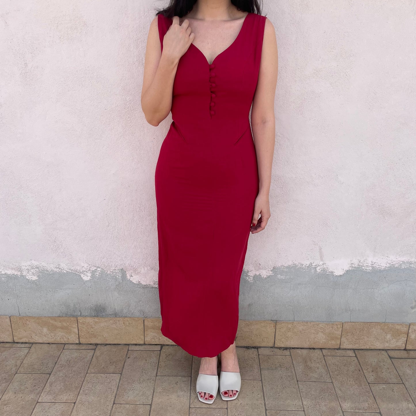 Abito Monica ciliegia