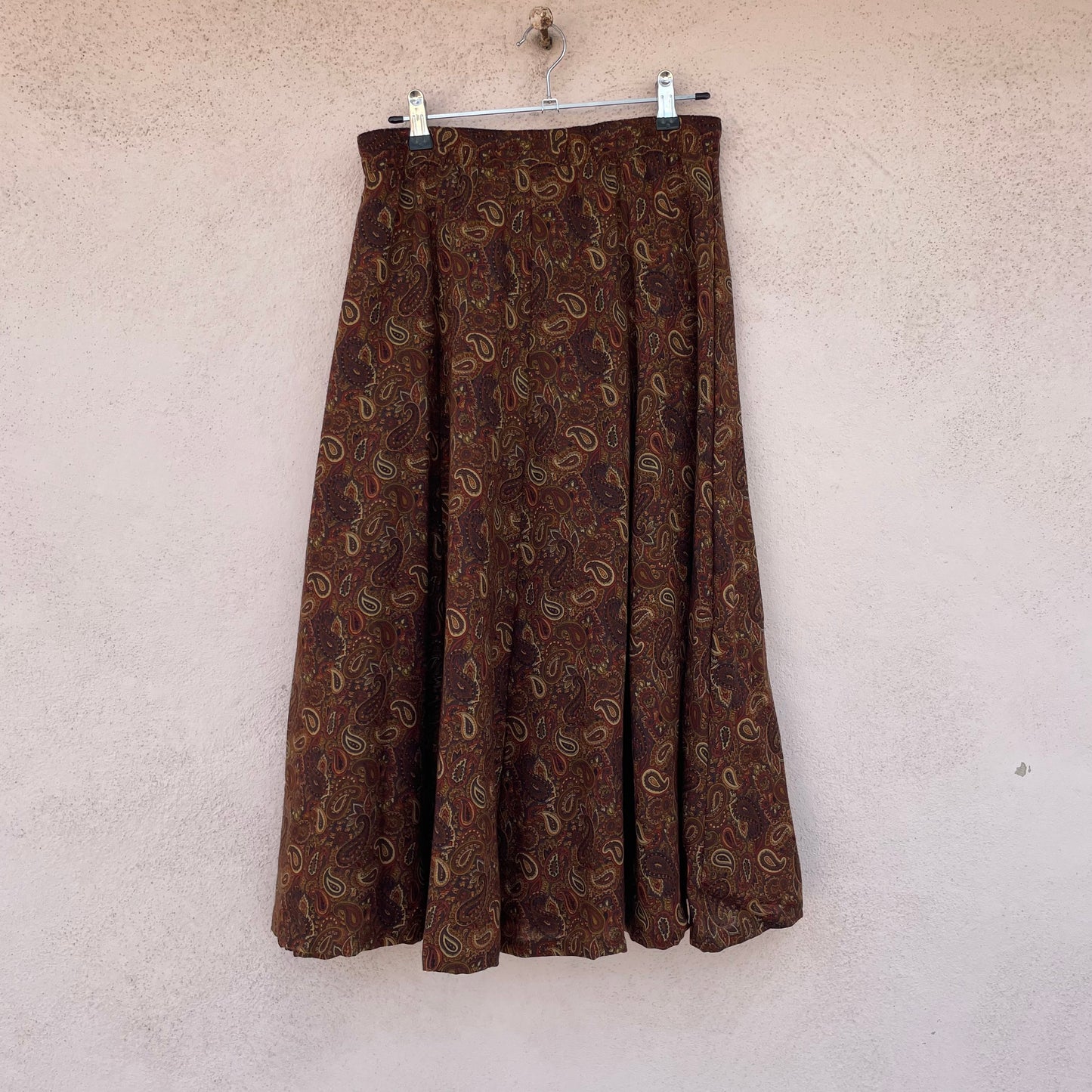Gonna midi paisley