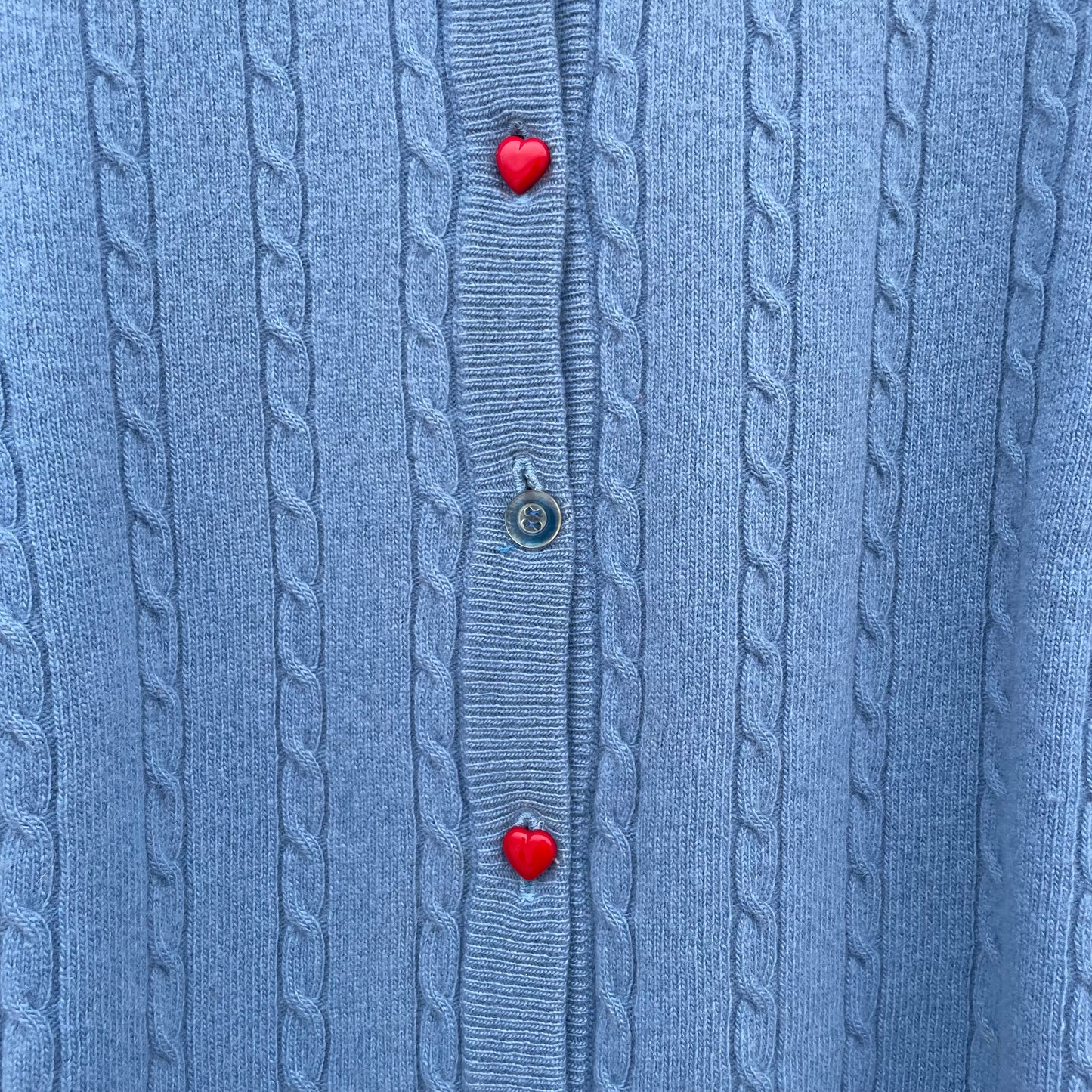 Cardi cashmere cuori