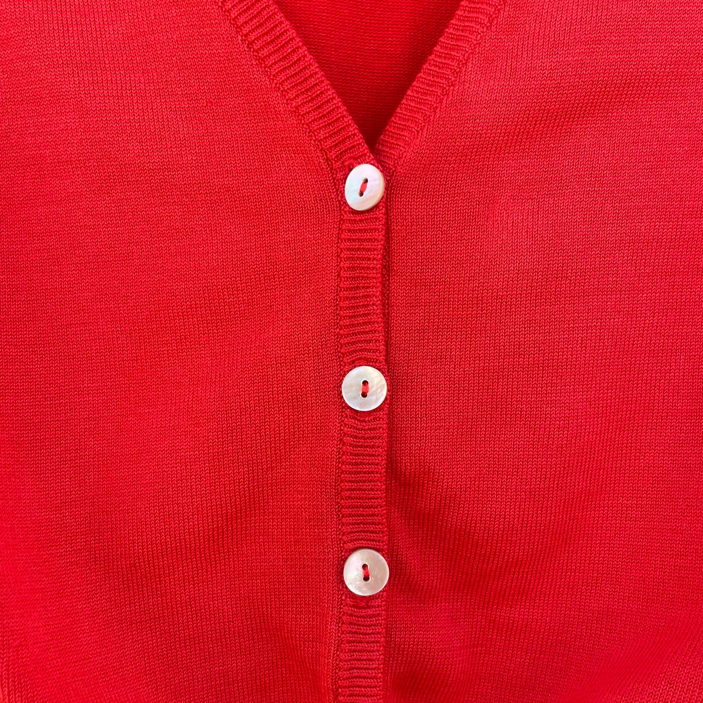 Cardi seta rosso