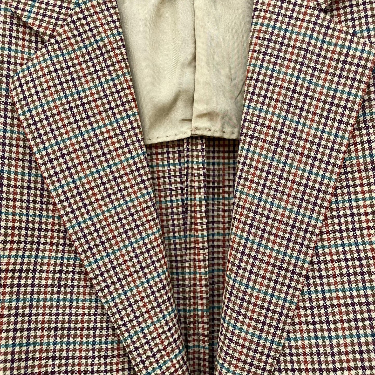 Blazer check merino