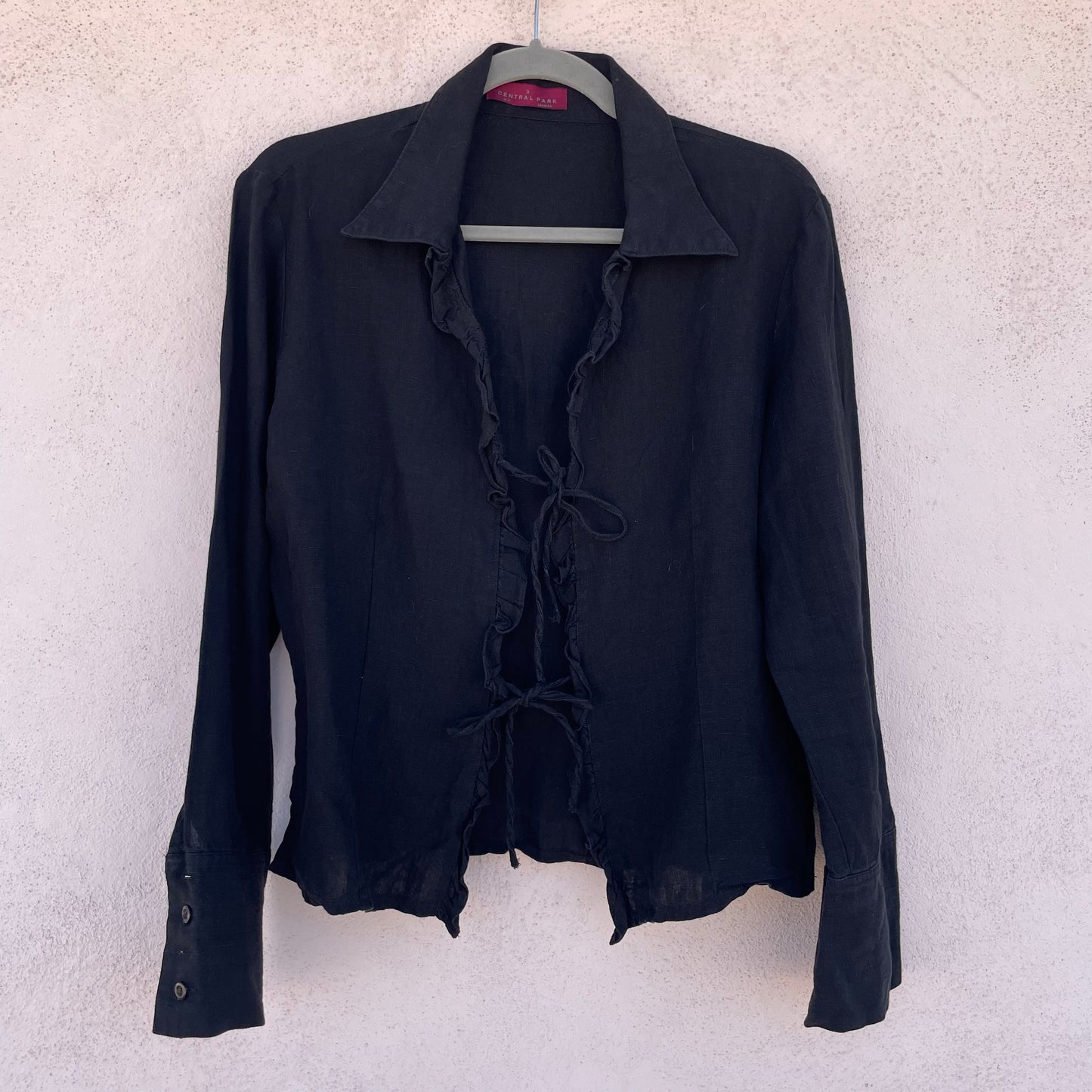 Camicia laccetti lino