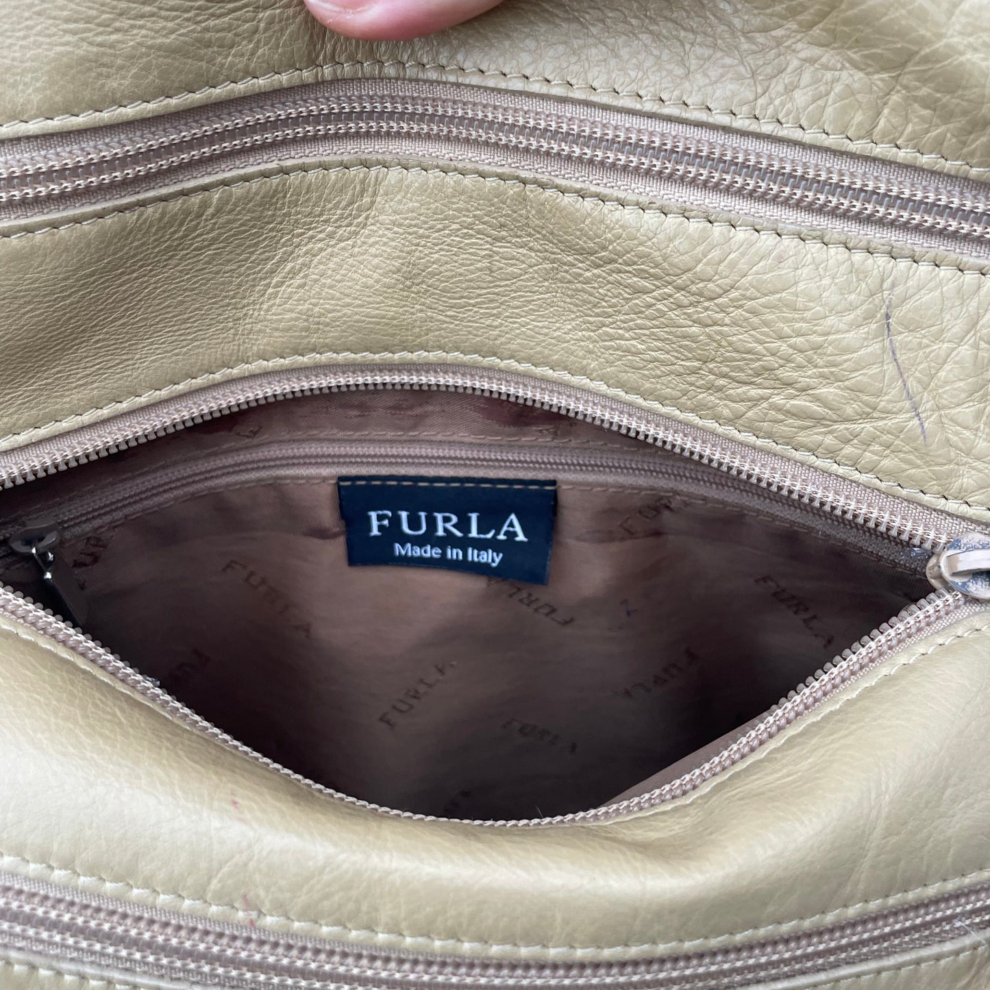 Borsa Furla beige