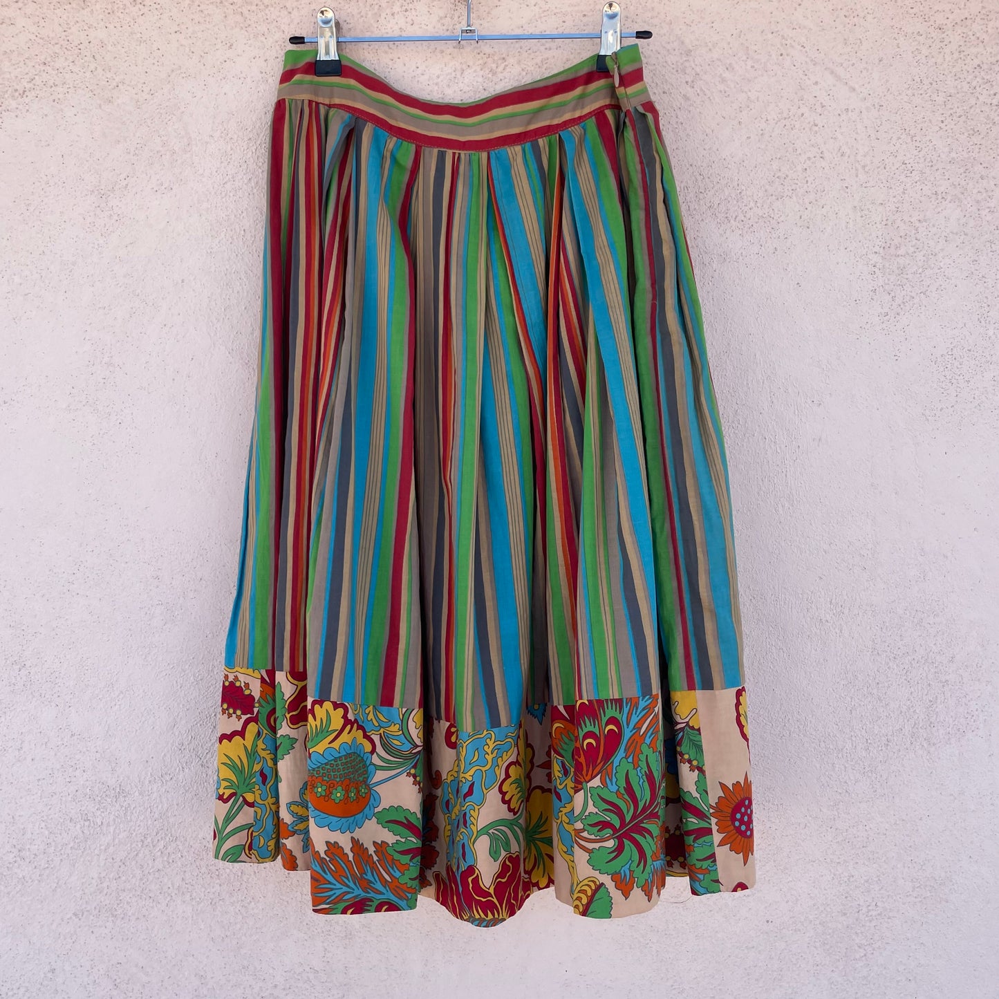Gonna midi doppio pattern