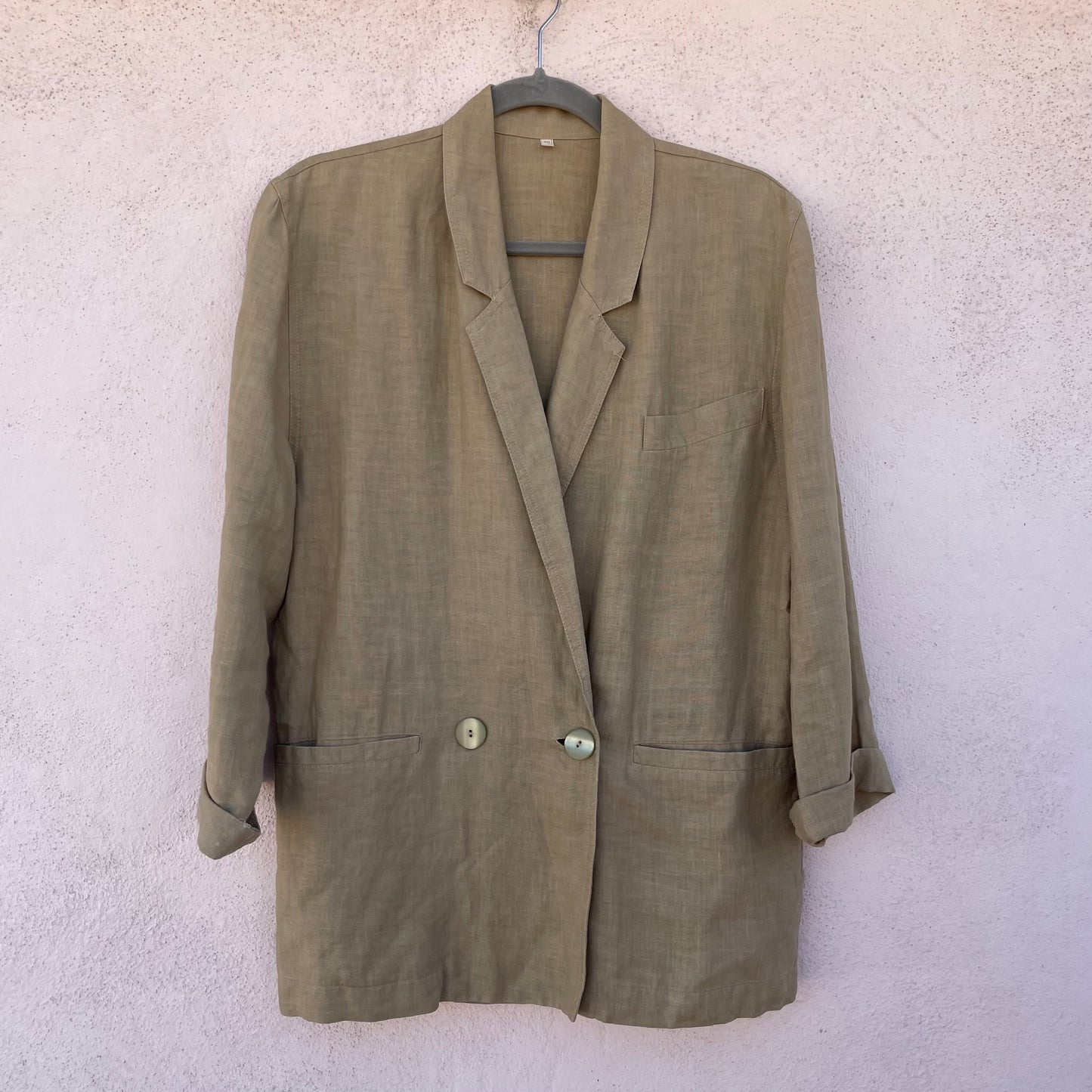 Blazer lino beige