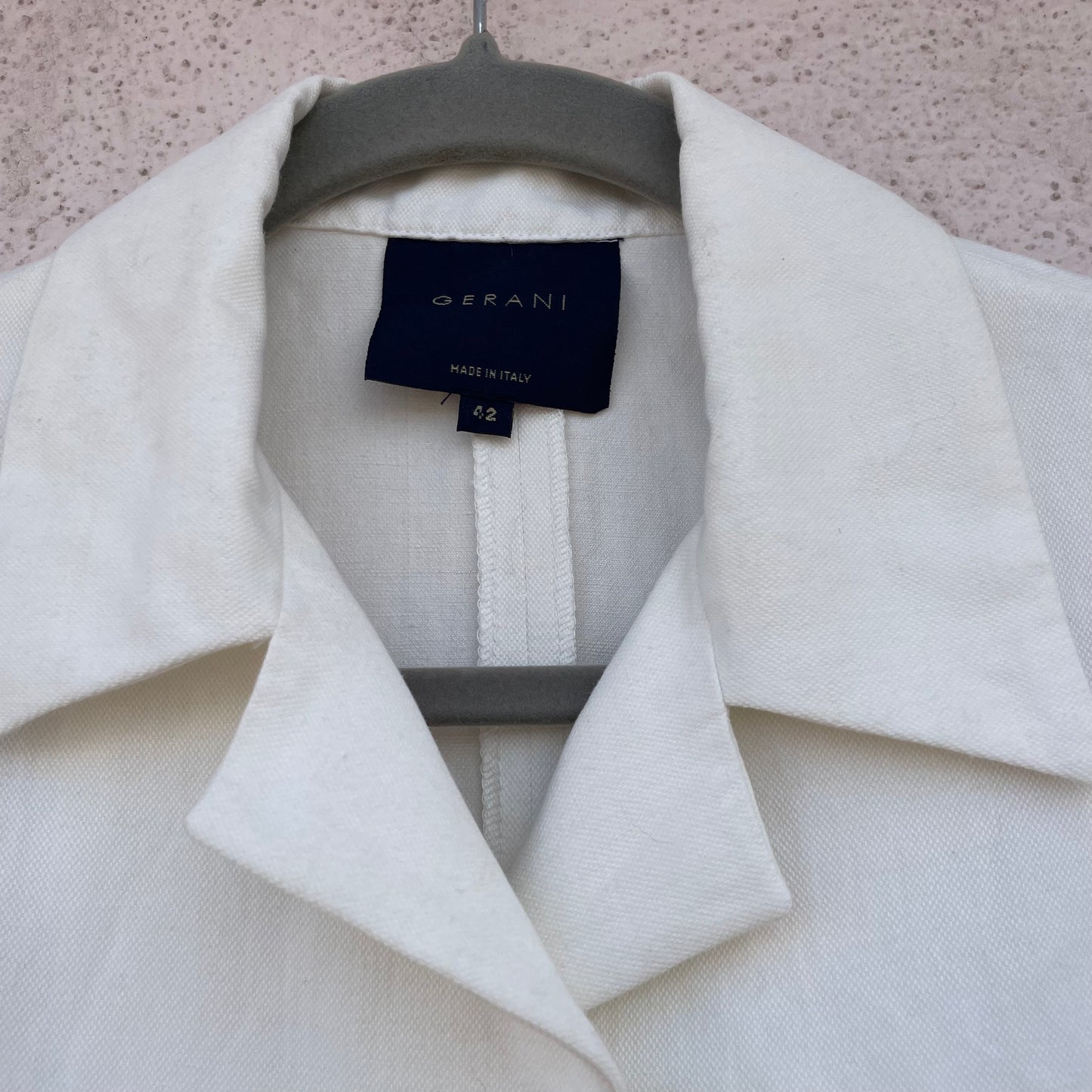 Camicia/gilet bianca madreperla