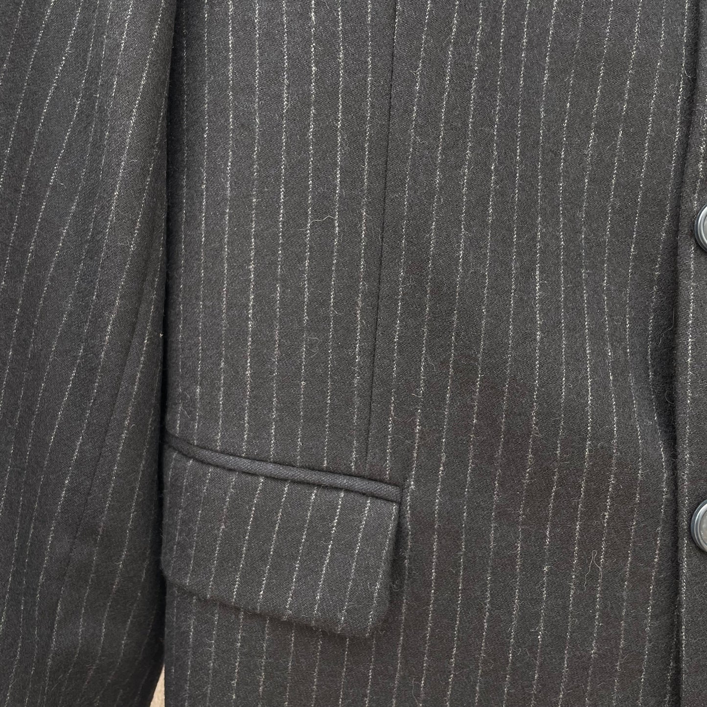 Blazer gessato lana di Tasmania