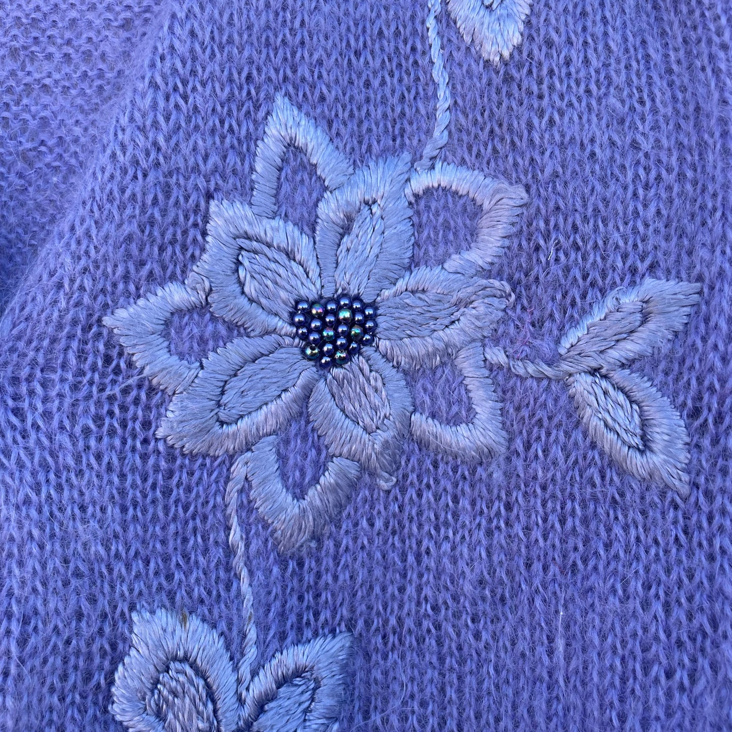 Cardigan glicine fiori