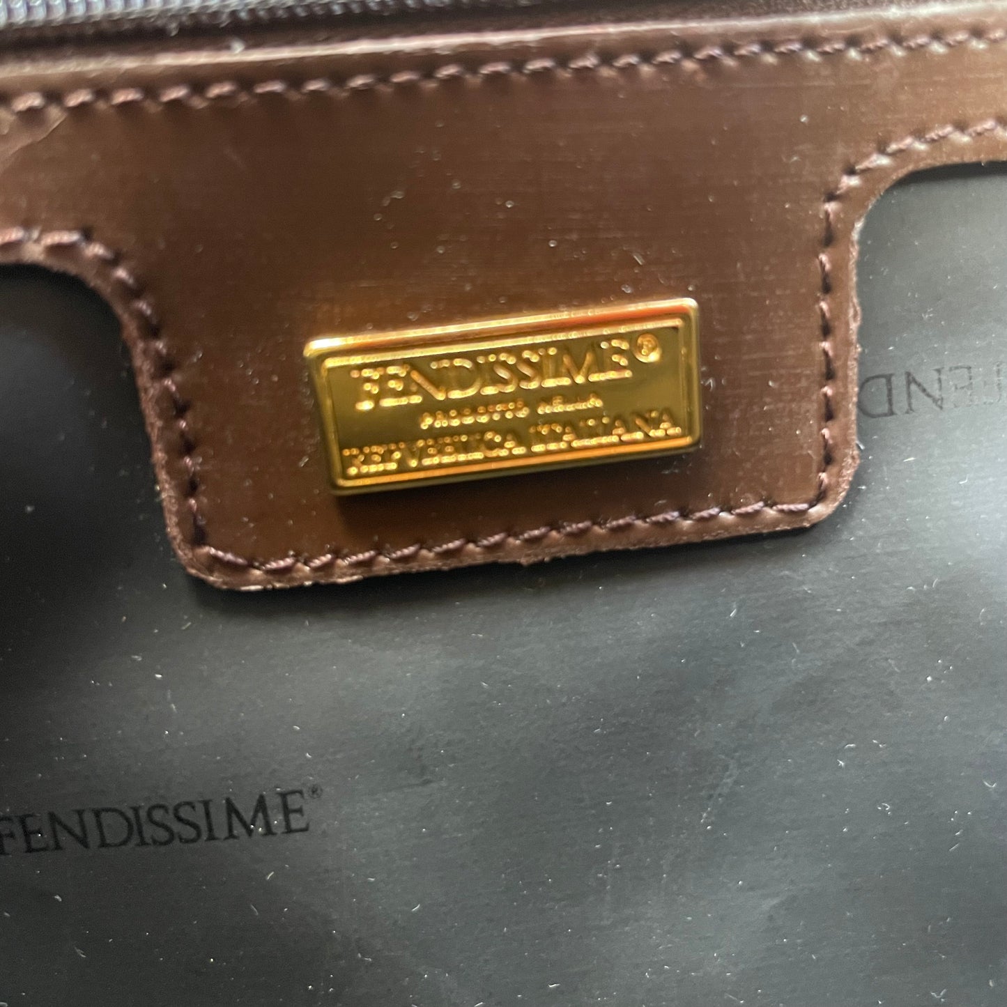 Borsa marrone Fendissime