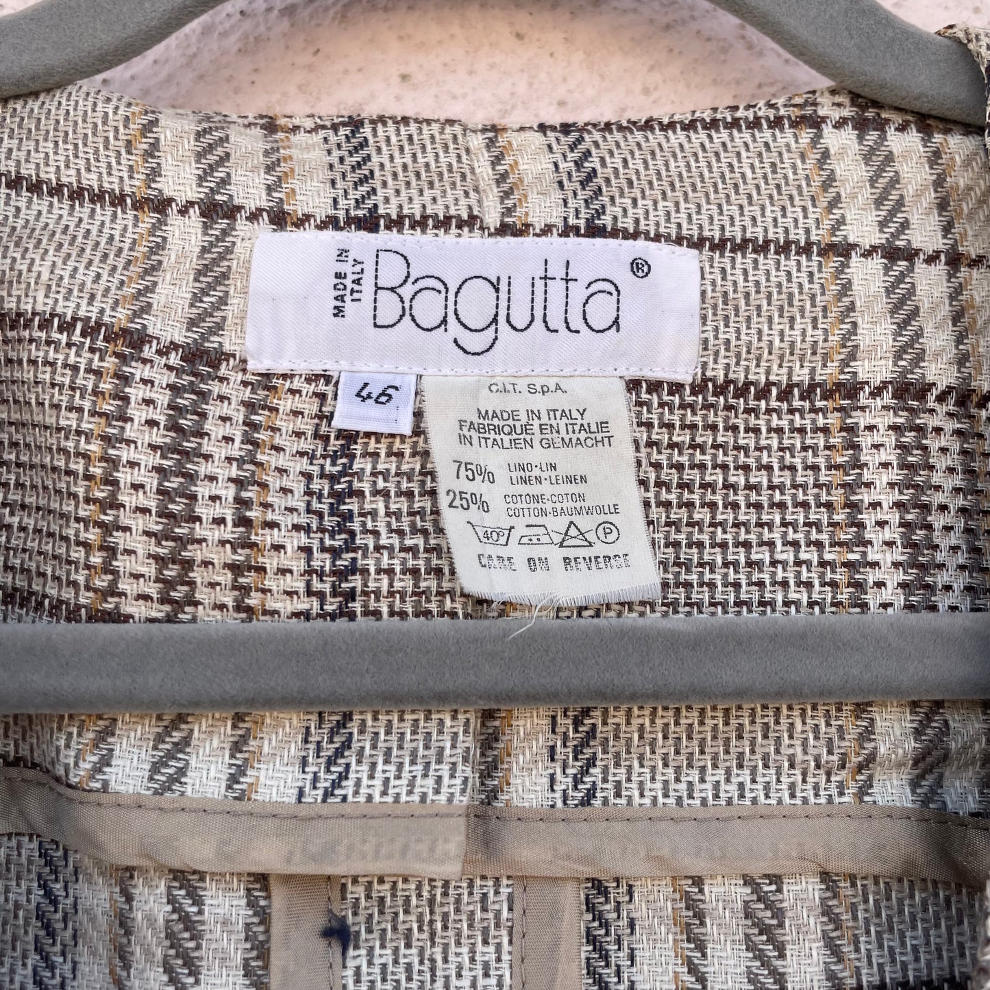 Blazer lino Bagutta