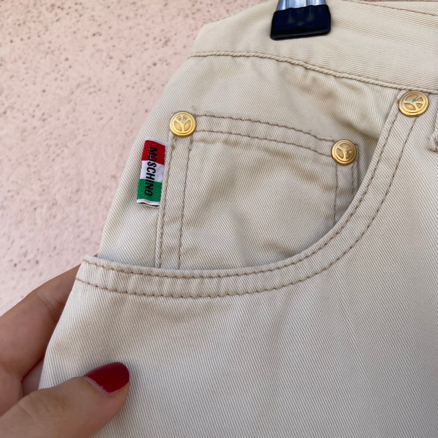 Jeans Moschino burro