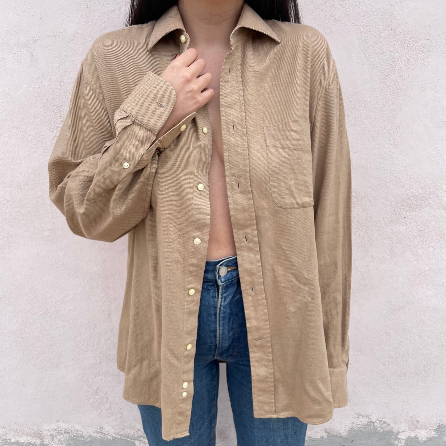 Camicia sabbia Balmain