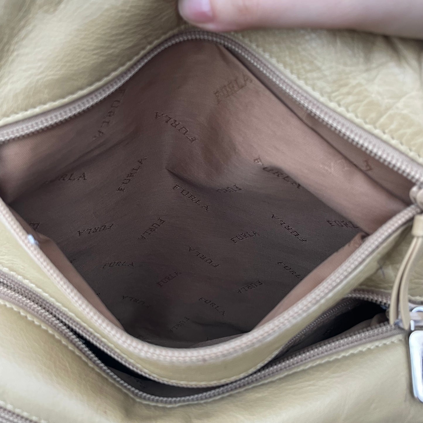 Borsa Furla beige