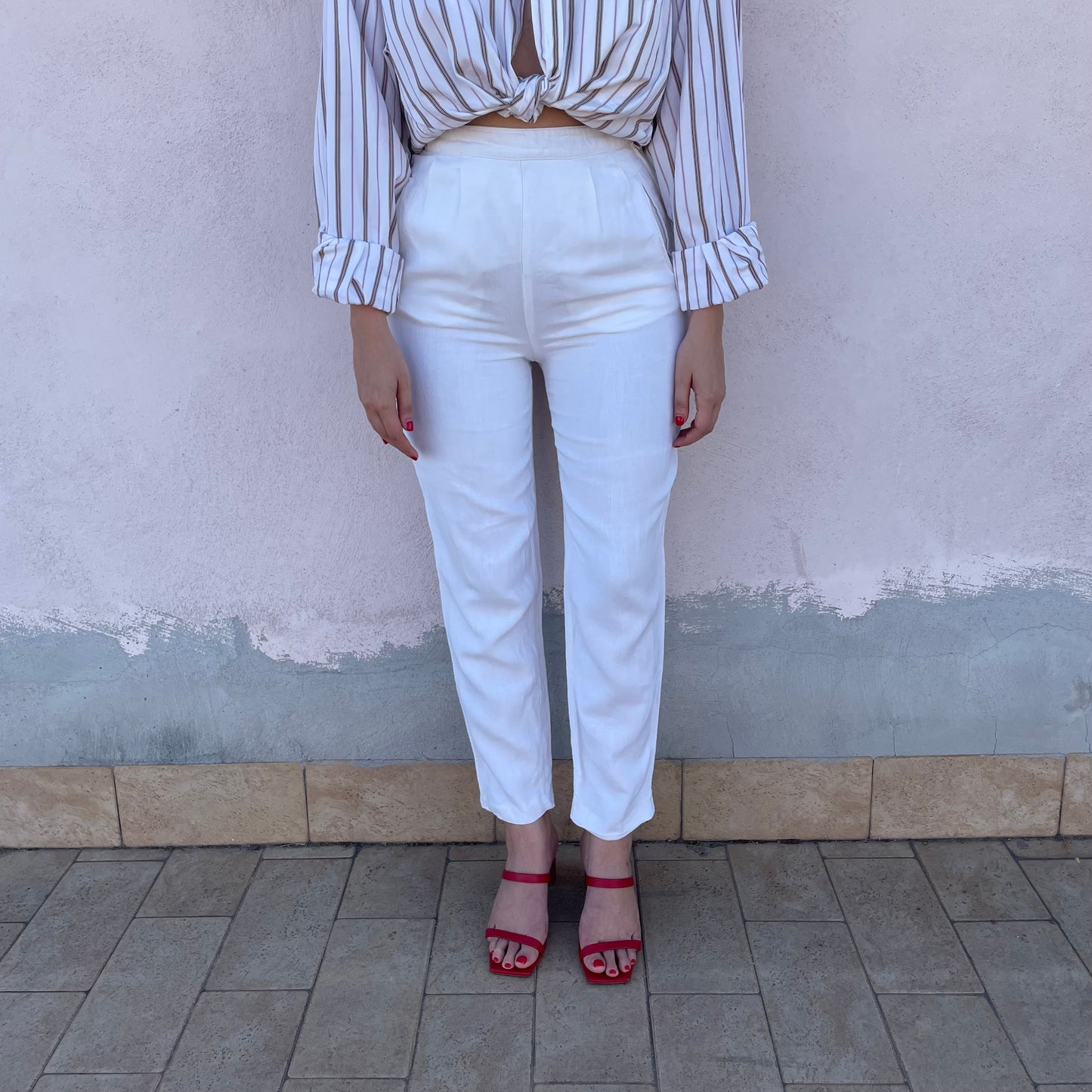 Pantaloni in lino Weekend Max Mara