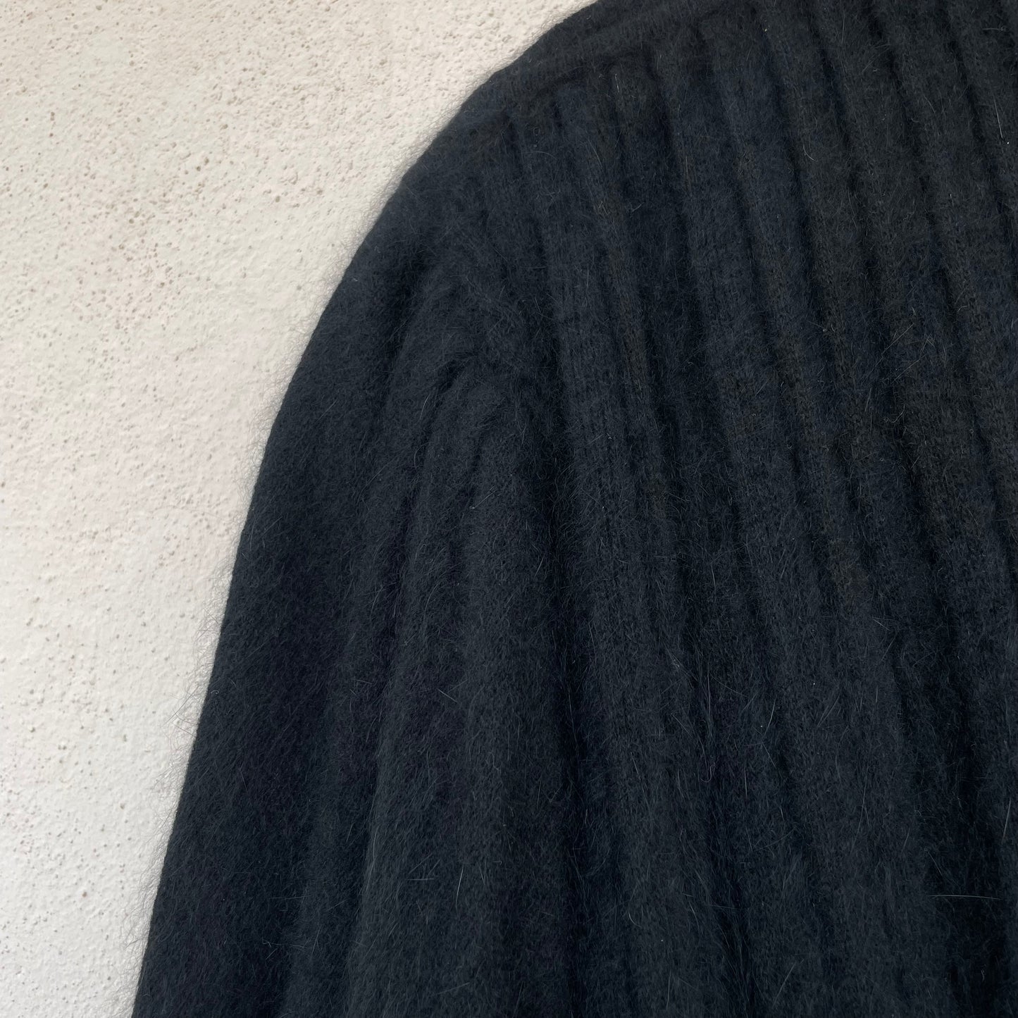 Cardigan angora lana