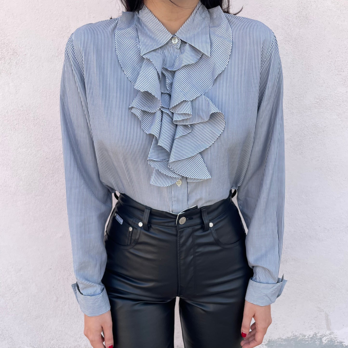 Camicia seta righe