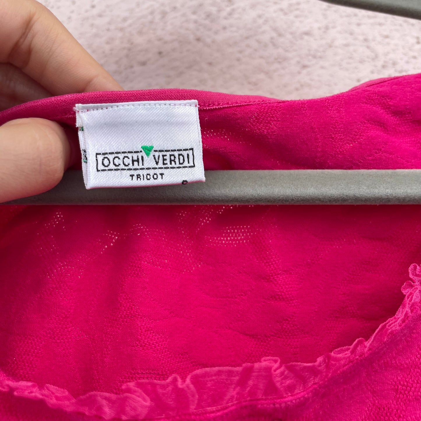 Body fucsia fiocchetto