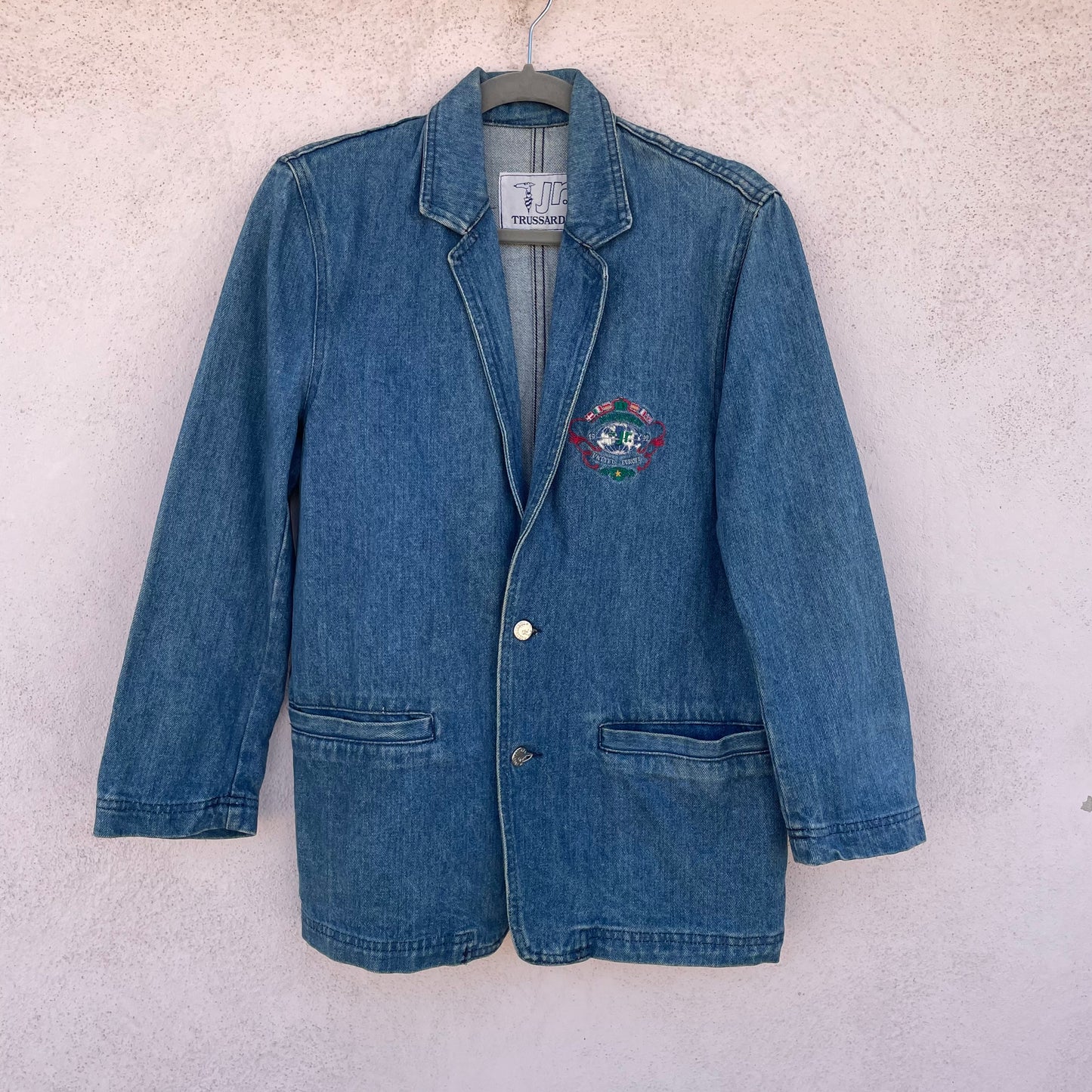 Blazer denim Trussardi
