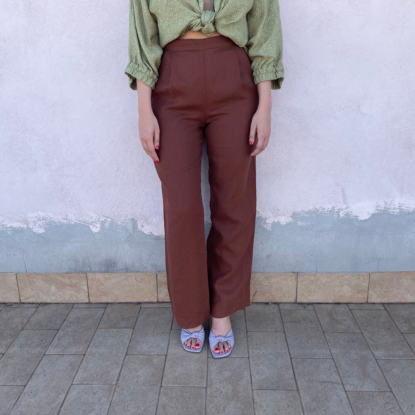 Pantaloni in lino Dior