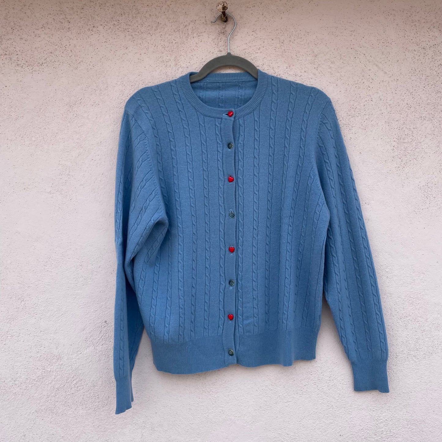 Cardi cashmere cuori