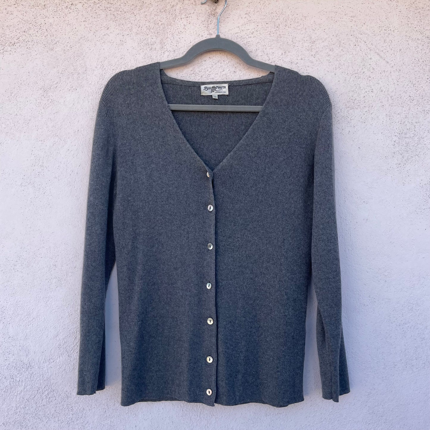 Cardigan lana e seta