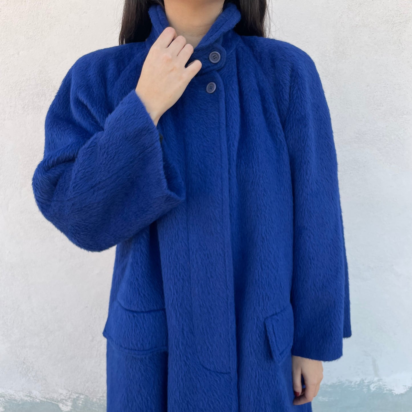 Cappotto Les Copains blu elettrico