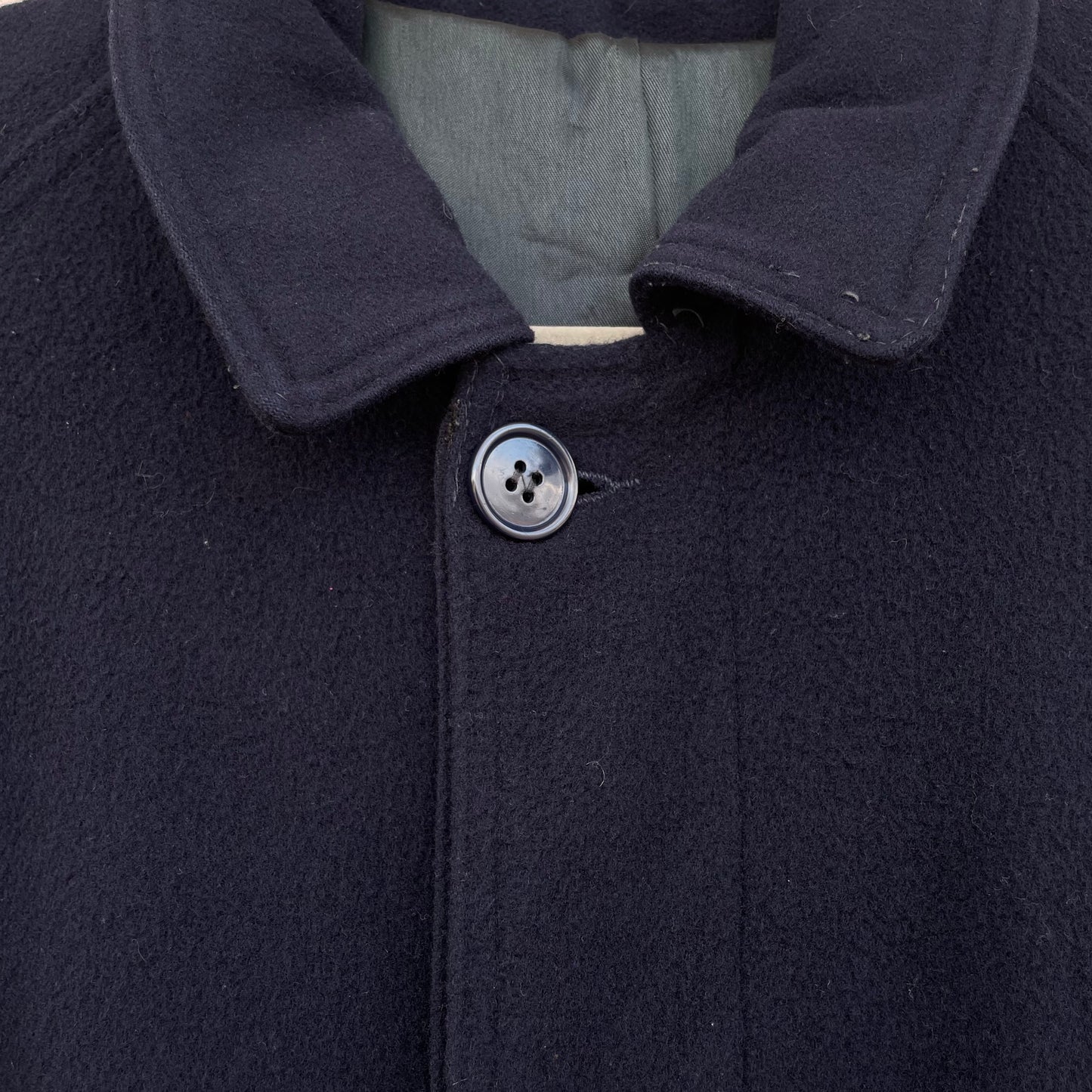Cappotto blu cintura