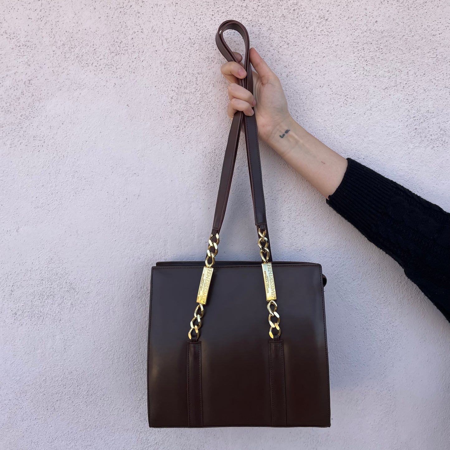 Borsa marrone Fendissime