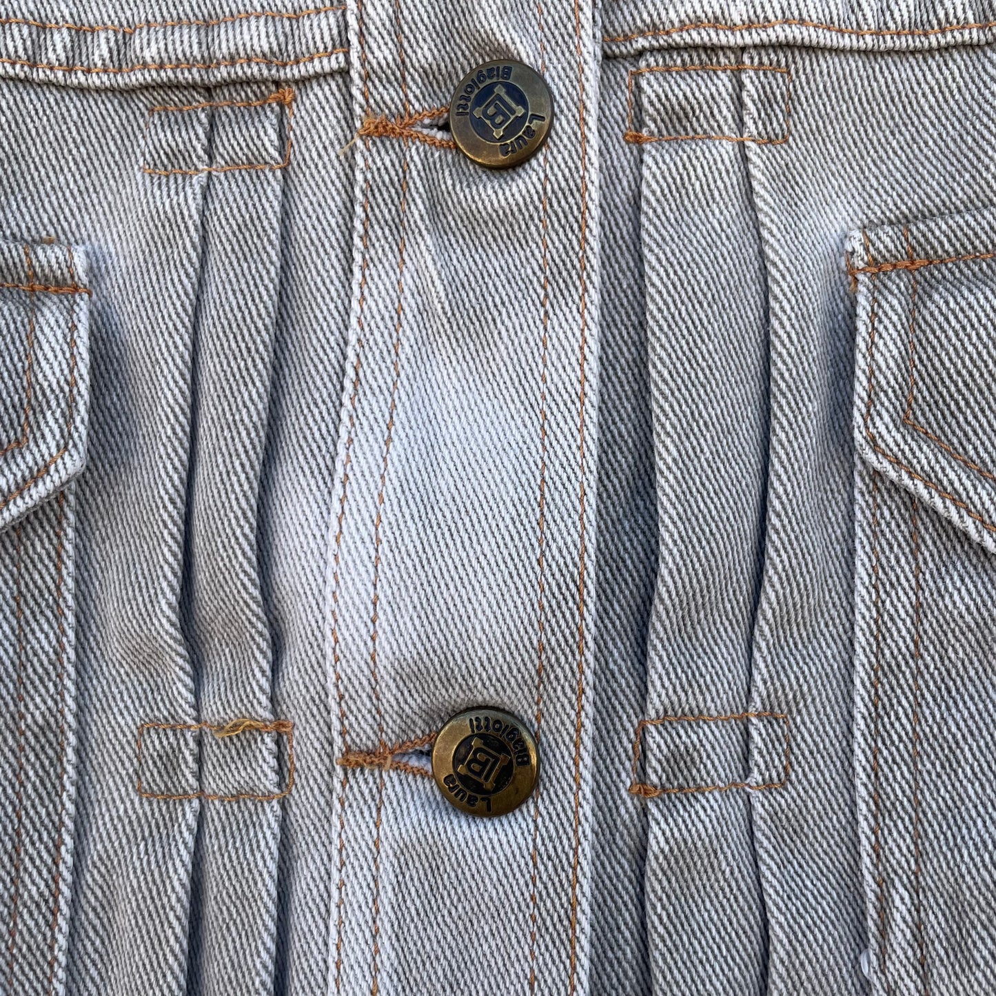 Giacca jeans grigia Biagiotti